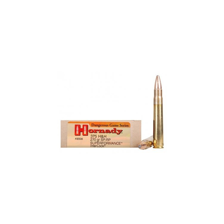Náboj kulový .375 HaH, 270GR, SP-RP, 20ks, Hornady