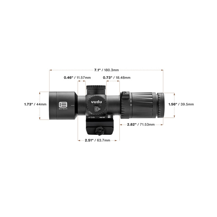 Puškohled Vudu 4-12x36 FFP, EOTech