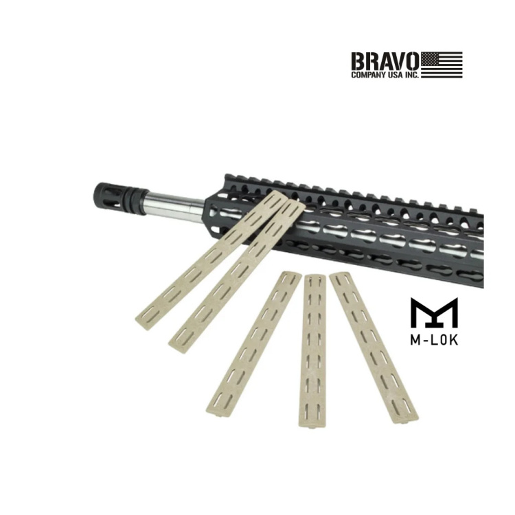 Krytky M-LOK lišty, BCM, 5.5″, 5 ks