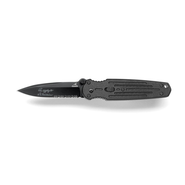 Zavírací nůž Gerber Mini Covert FAST, černá kombinovaná čepel