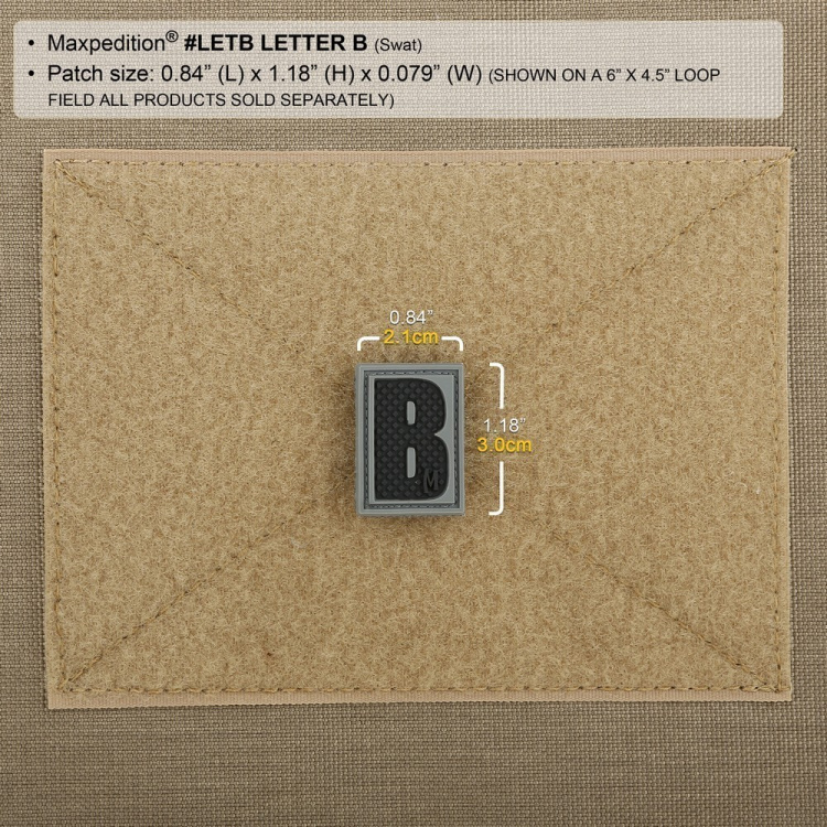 Nášivka Maxpedition Letter B