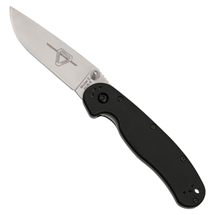 Zavírací kapesní nůž Ontario RAT II,  hladké ostří