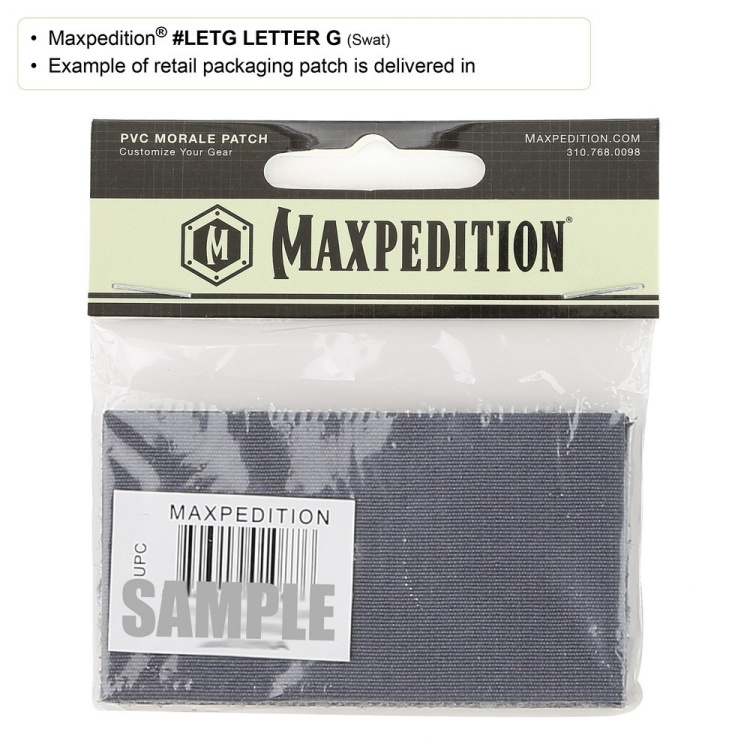 Nášivka Maxpedition Letter G