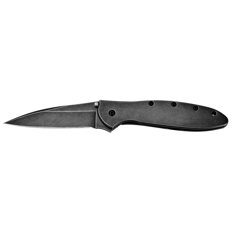 Zavírací nůž Leek Framelock Blackwash, Kershaw - Kapesní nůž s asistovaným otevíráním Kershaw Leek, BlackWash