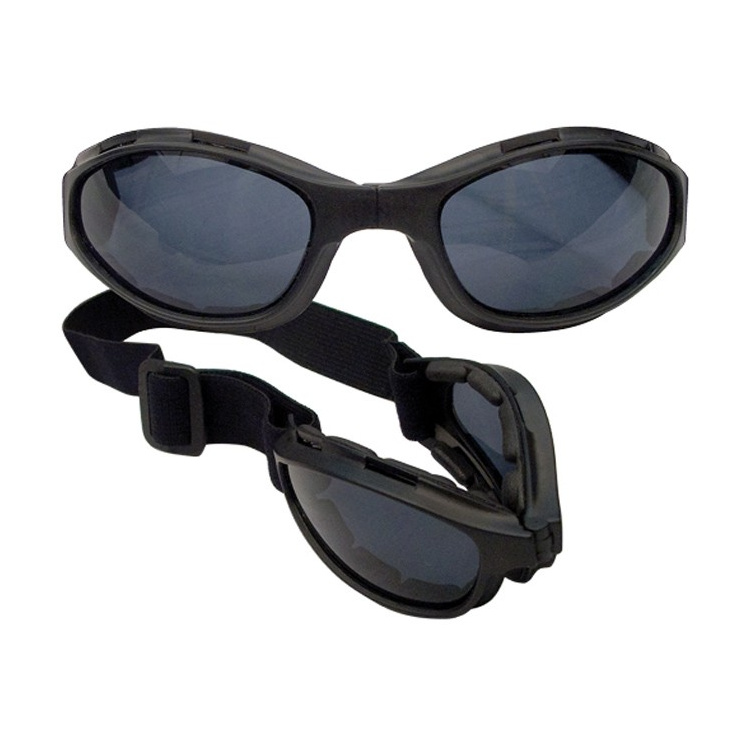 Taktické skládací brýle Collapsible s UV400, černé, Mil-tec