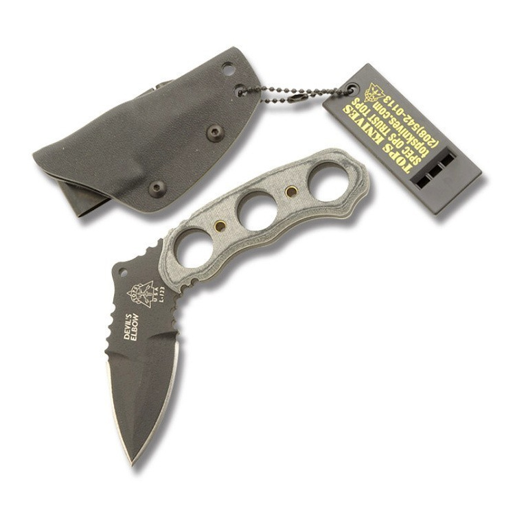 Nůž Tops Devil&#039;s Elbow XL, hladké ostří - Nůž Tops Devil&#039;s Elbow XL, hladké ostří