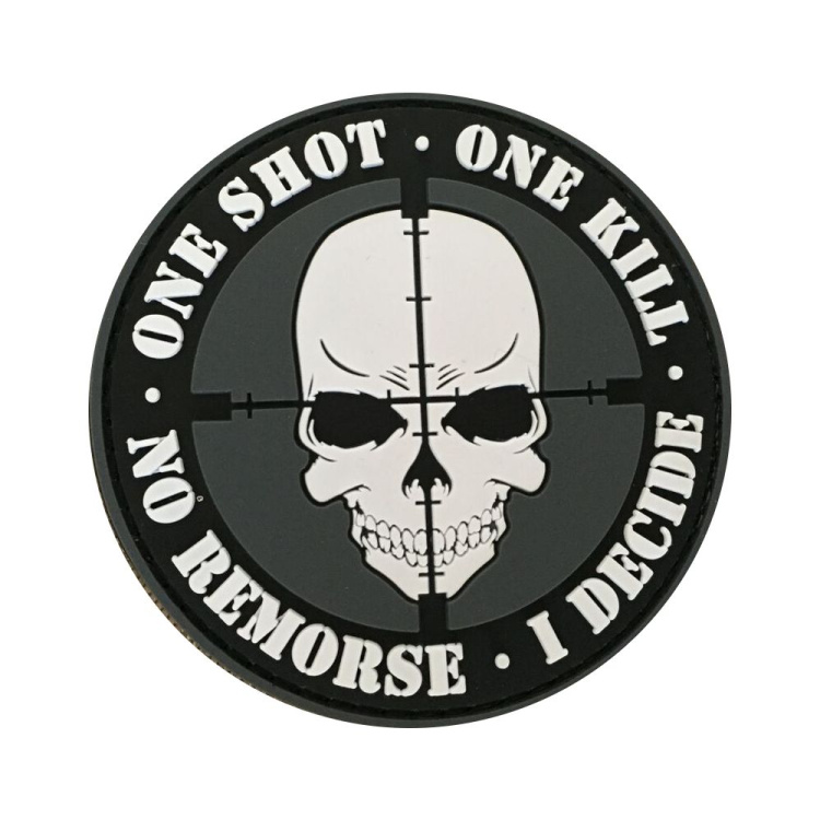 PVC nášivka One Shot, One Kill