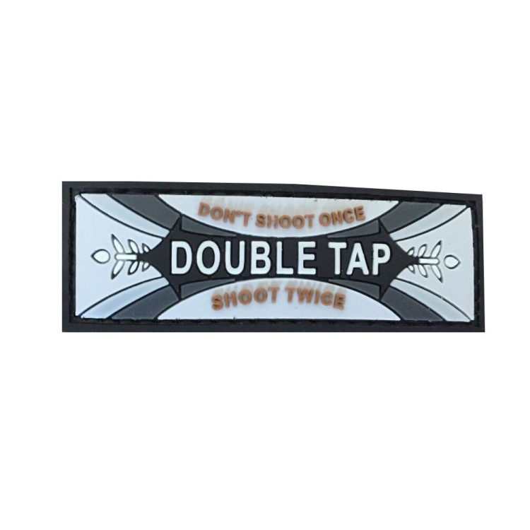PVC nášivka Double Tap