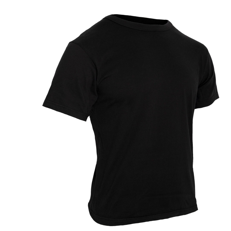 Pánské bavlněné tričko, černé, Rothco - Triko Rothco, černá