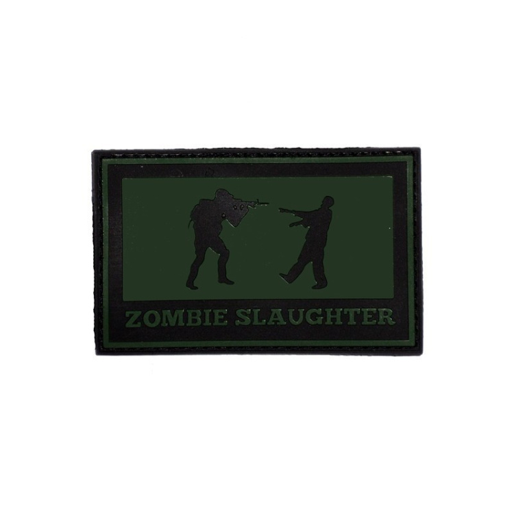 Nášivka Zombie Slaughter, hranatá