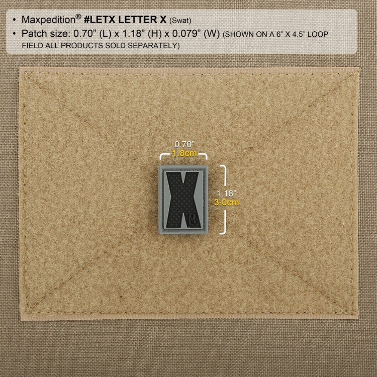 Nášivka Maxpedition Letter X