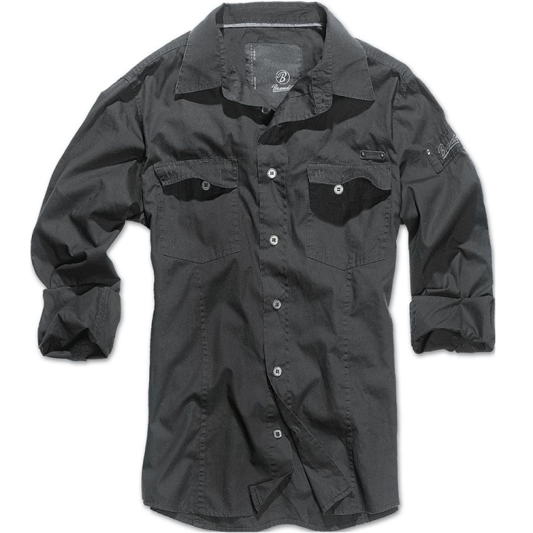 Pánská košile SlimFit Shirt, Brandit - Pánská košile Brandit SlimFit Shirt