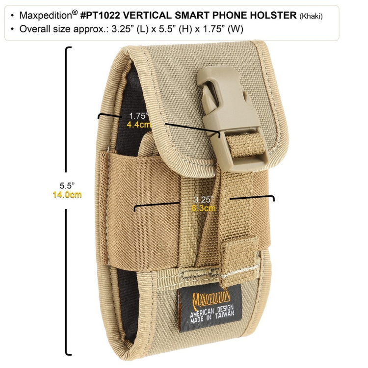Pouzdro na mobil Maxpedition Vertical Smart Phone Holster