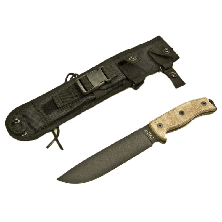 Nůž Ontario RAT-7 s hladkým ostřím - Nůž Ontario RAT-7 s hladkým ostřím