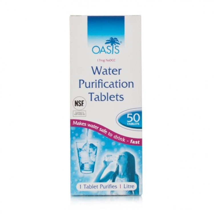 Tablety na čištění vody, 50 tablet, BCB