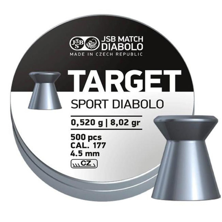 Diabolo JSB Target Sport, ráže 4,5 mm (.177), 500 ks