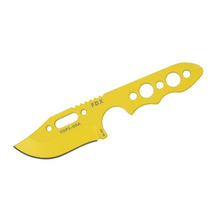 Nůž Tops FDX XL Yellow skeleton, 178 mm - Nůž Tops FDX XL Yellow skeleton, 178 mm