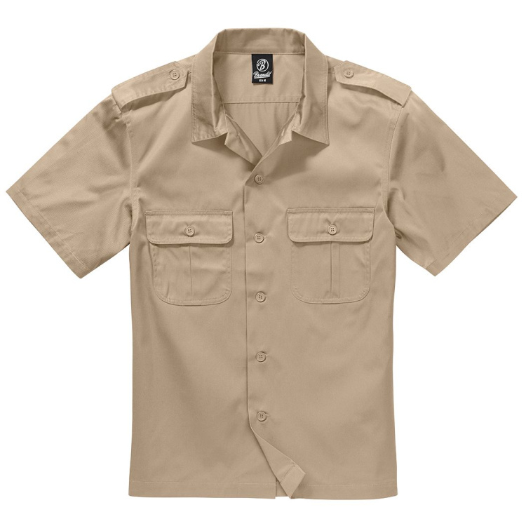 Pánská US košile, krátký rukáv, Brandit - Pánská US košile, krátké rukávy