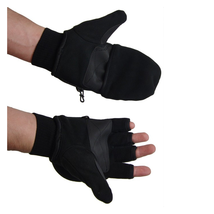 Odklápěcí rukavice černé funkční, Fuse - Odklápěcí rukavice černé funkční, Fuse