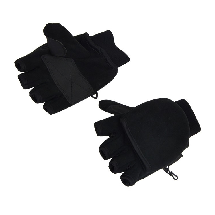 Odklápěcí rukavice černé funkční, Fuse - Odklápěcí rukavice černé funkční, Fuse