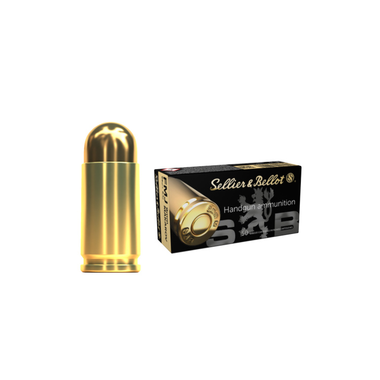 Pistolové náboje 9 mm Makarov, 50 ks, Sellier &amp; Bellot