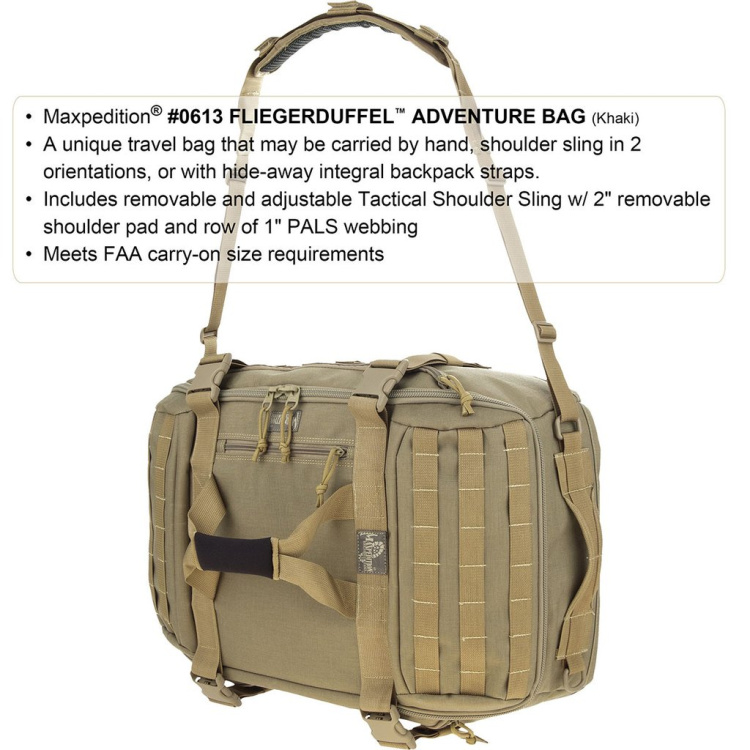 Cestovní taška Fliegerduffel™ Adventure Bag, 42 L, Maxpedition - Cestovní taška Maxpedition Fliegerduffel Adventure Bag