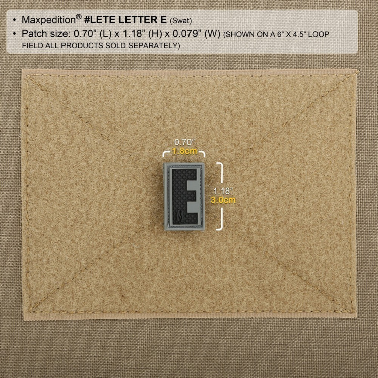 Nášivka Maxpedition Letter E
