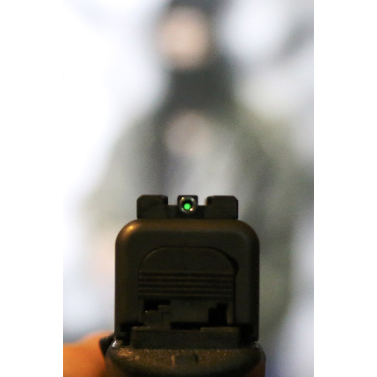 T.A.S. Single Dot mířidlo pro Glock, Laser Ammo, červený