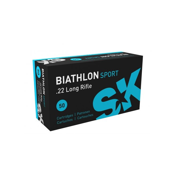 Malorážkové náboje SK 22 LR Biathlon Sport, 50 ks, Lapua