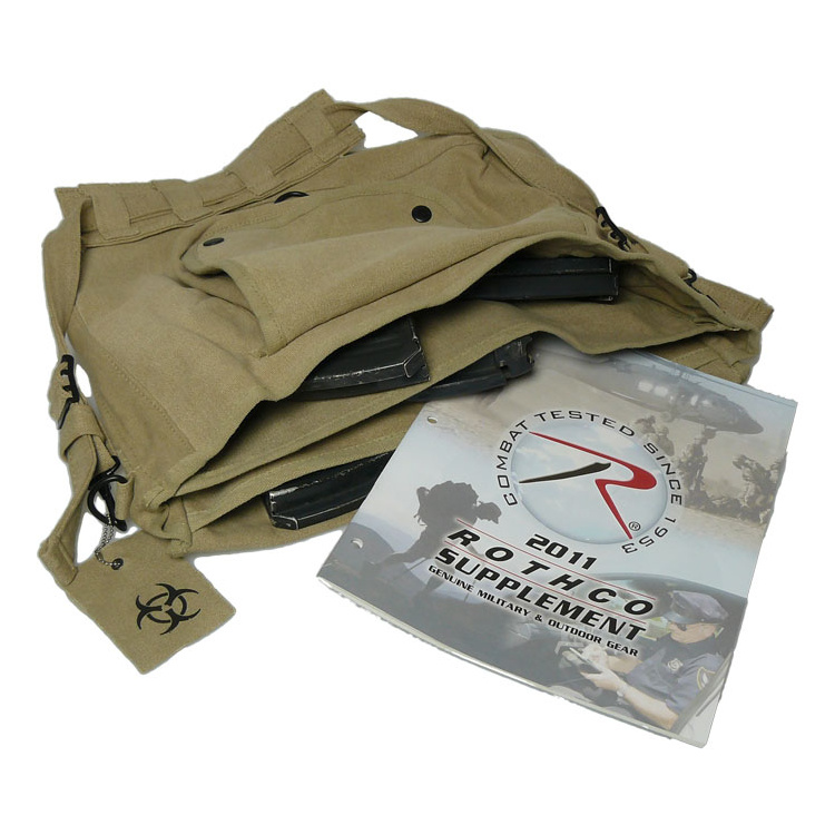 Taška přes rameno Bio-hazard Vintage, khaki, Rothco - Taška přes rameno Rothco Bio-hazard Vintage, khaki