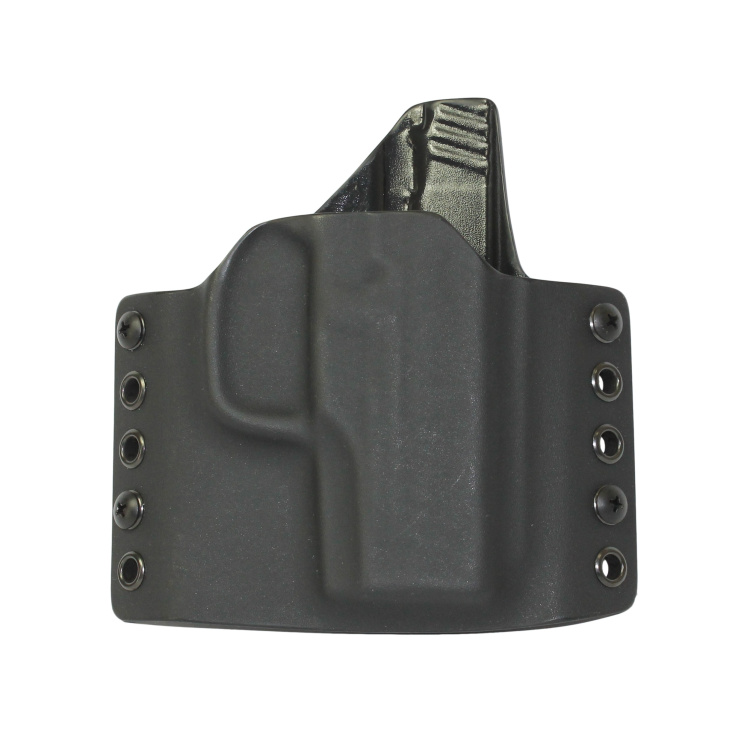 Kydex pouzdro pro Walther PPS M2, pravé, poloviční sweatguard, černé, RH Holsters