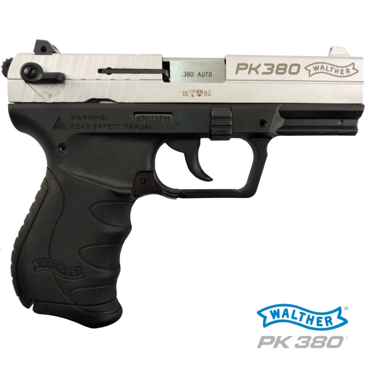 Pistole Walther PK380, 9 mm Browning, nerez