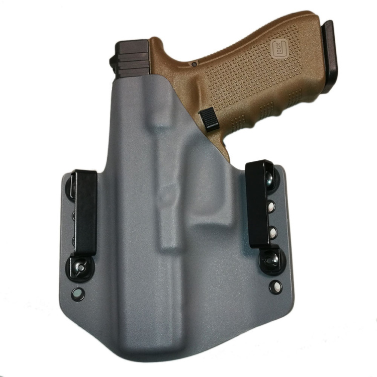 Kydexové pouzdro pro Glock 17, pravé, poloviční sweatguard, MarPat/šedá, RH Holsters