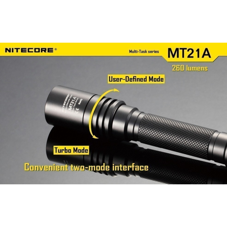 Svítilna NiteCore MT21A, 260 Lumens - Svítilna NiteCore MT21A, 260 Lumens