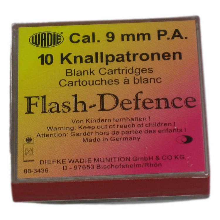 Flash-Defence náboj do plynové pistole, 9 mm P.A.K., Wadie, 10 ks