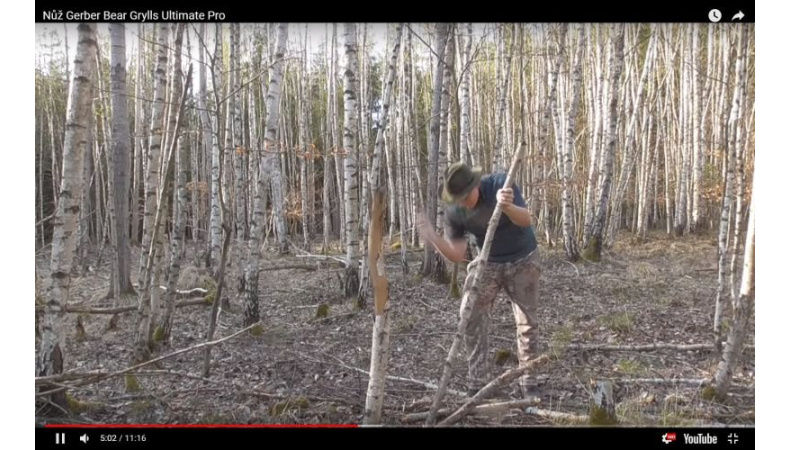 Video recenze nůž Gerber Bear Grylls Ultimate Pro