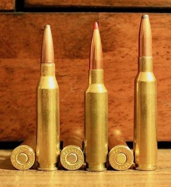 Srovnání velikosti náboje ráže 260 Remington